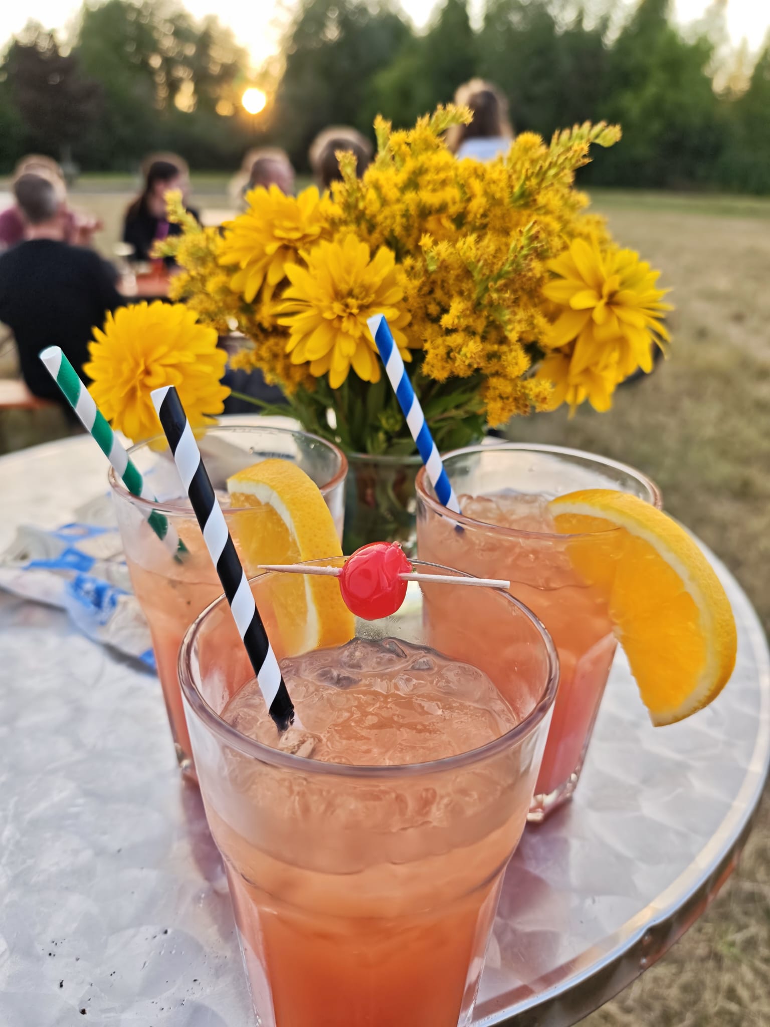 Ein Cocktail am See